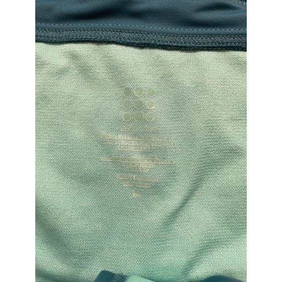 Title Nine Pele 2 Pc Swimsuit Striped Teal Bikini Strappy Top 32C/Sz M‎ Bottom - Picture 4 of 9